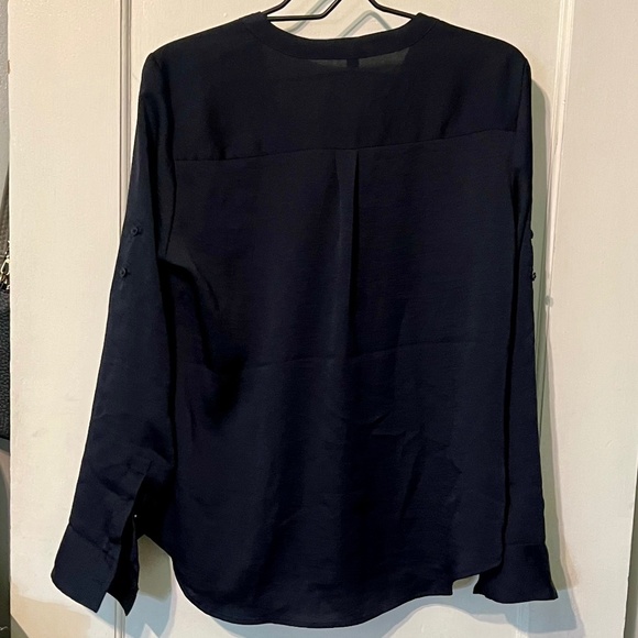Express dark navy blouse - Picture 2 of 4